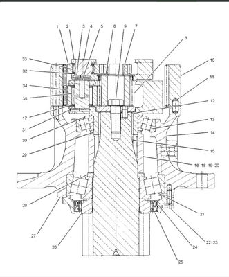 333-3015 369-9604 199-4602 Bagger Swing Gearbox Fit E318DL E315DL E318D2 L E315C-Katze